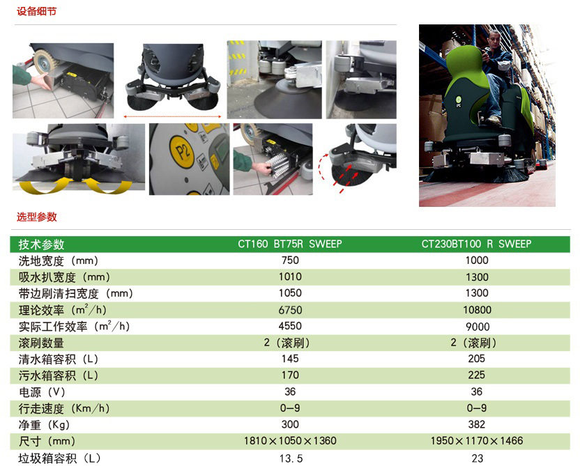 大型驾驶式洗地机CT230 生产过程及工厂图片及生产标准